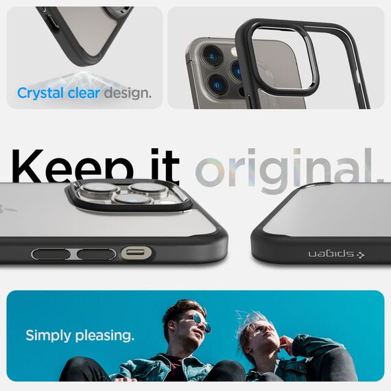 Spigen Ultra Hybrid iPhone 14 Pro Case - Matte Black | Techbox
