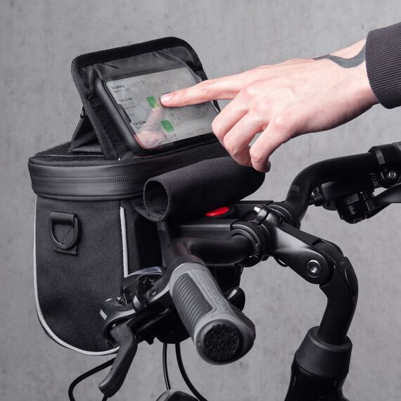 Wozinsky bicycle handlebar bag bike shoulder bag black (WBHBB-01) - Bicycle - Sports & Fitness - Techbox