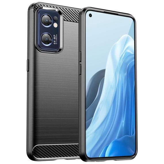 Carbon Case for Realme Narzo 50 5G flexible silicone carbon cover black - Uncategorized Cases (2) - Cases - Techbox