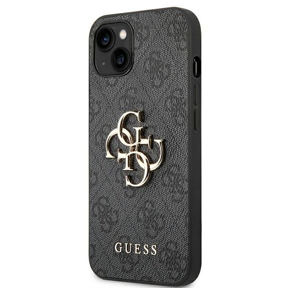 Guess 4G Big Metal Logo iPhone 14 Case - Gray - Uncategorized Cases (2) - Cases - Techbox