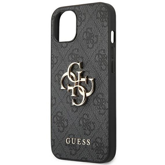 Guess 4G Big Metal Logo iPhone 14 Case - Gray - Uncategorized Cases (2) - Cases - Techbox