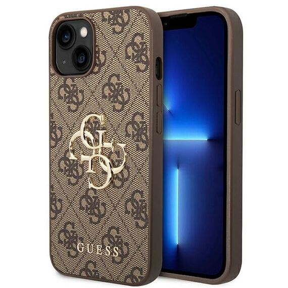 Guess GUHCP14S4GMGBR iPhone 14 6,1" br?zowy/brown hardcase 4G Big Metal Logo - Uncategorized Cases (2) - Cases - Techbox