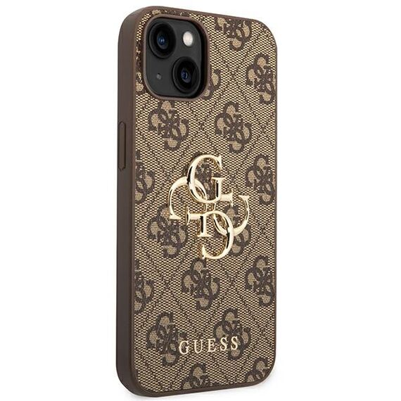 Guess GUHCP14S4GMGBR iPhone 14 6,1" br?zowy/brown hardcase 4G Big Metal Logo - Uncategorized Cases (2) - Cases - Techbox