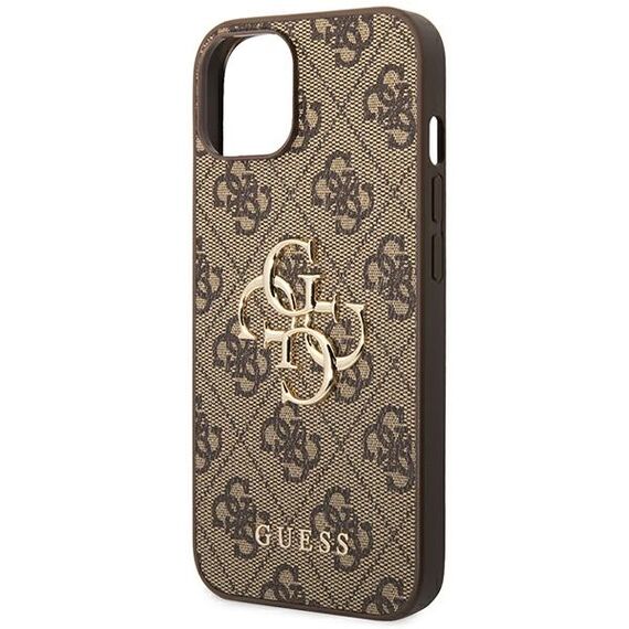 Guess GUHCP14S4GMGBR iPhone 14 6,1" br?zowy/brown hardcase 4G Big Metal Logo - Uncategorized Cases (2) - Cases - Techbox