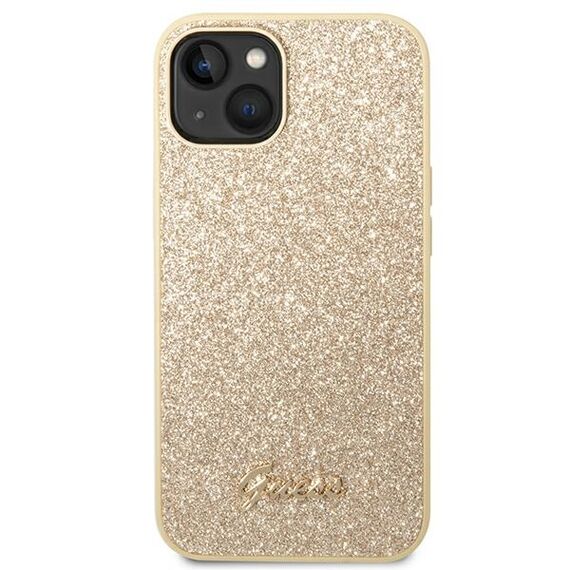 Guess GUHCP14SHGGSHD iPhone 14 6,1" złoty/gold hard case Glitter Script | Techbox