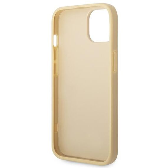 Guess GUHCP14SHGGSHD iPhone 14 6,1" złoty/gold hard case Glitter Script | Techbox