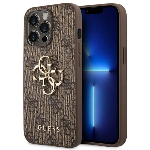 Guess GUHCP14X4GMGBR iPhone 14 Pro Max 6,7" brązowy/brown hardcase 4G Big Metal Logo - Uncategorized Cases (2) - Cases - Techbox
