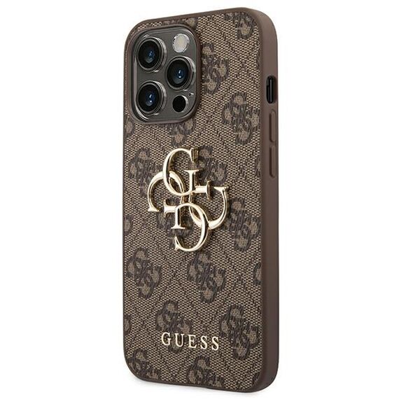Guess GUHCP14X4GMGBR iPhone 14 Pro Max 6,7" brązowy/brown hardcase 4G Big Metal Logo - Uncategorized Cases (2) - Cases - Techbox