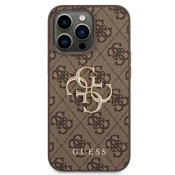 Guess GUHCP14X4GMGBR iPhone 14 Pro Max 6,7" brązowy/brown hardcase 4G Big Metal Logo - Uncategorized Cases (2) - Cases - Techbox