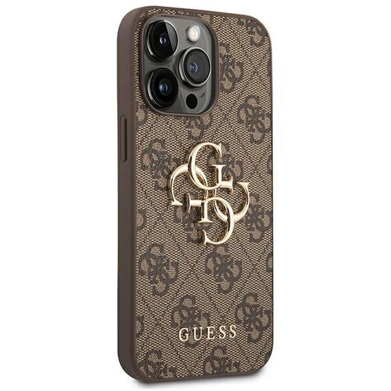 Guess GUHCP14X4GMGBR iPhone 14 Pro Max 6,7" brązowy/brown hardcase 4G Big Metal Logo - Uncategorized Cases (2) - Cases - Techbox