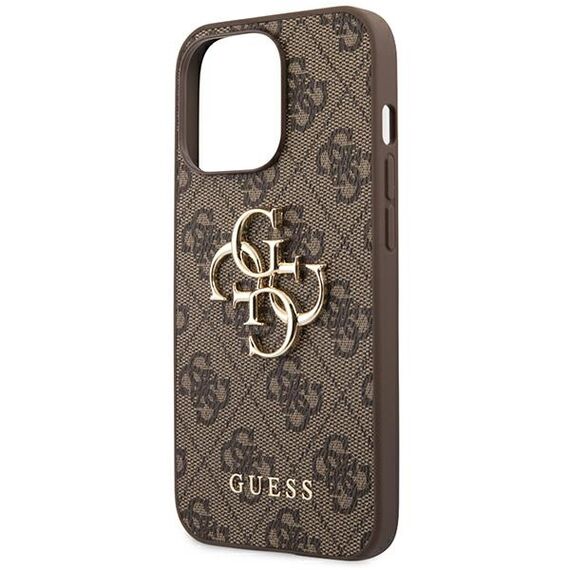 Guess GUHCP14X4GMGBR iPhone 14 Pro Max 6,7" brązowy/brown hardcase 4G Big Metal Logo - Uncategorized Cases (2) - Cases - Techbox