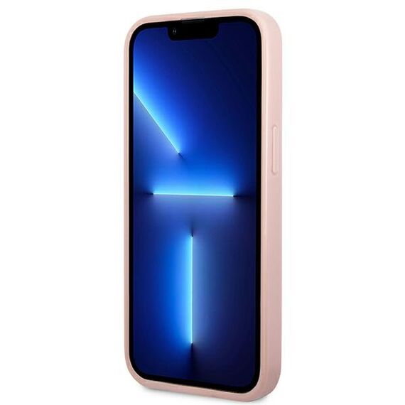 Guess GUHCP14XHGGSHP iPhone 14 Pro Max 6,7" różowy/pink hard case Glitter Script | Techbox