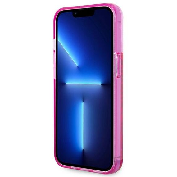 Karl Lagerfeld KLHCP14LLCKVF iPhone 14 Pro 6,1" różowy/pink hardcase Liquid Glitter Elong - Apple Cases - Cases - Techbox