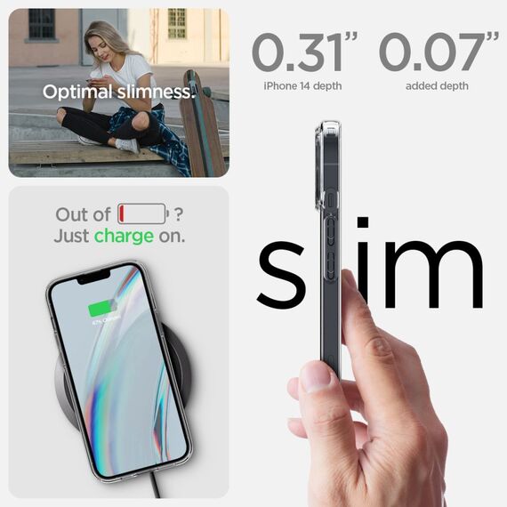 Spigen Crystal Case and Tempered Glass Set for iPhone 14 Plus - Clear | Techbox
