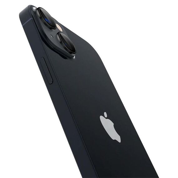 Spigen OPTIK.TR "EZ FIT" CAMERA PROTECTOR 2-PACK IPHONE 14/14 PLUS BLACK COVER - Apple iPhone - Screen & Camera Protection - Techbox