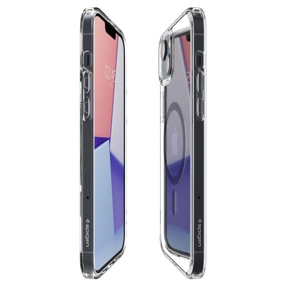 Spigen Ultra Hybrid Mag Case with MagSafe for iPhone 14 Plus - Clear Gray | Techbox