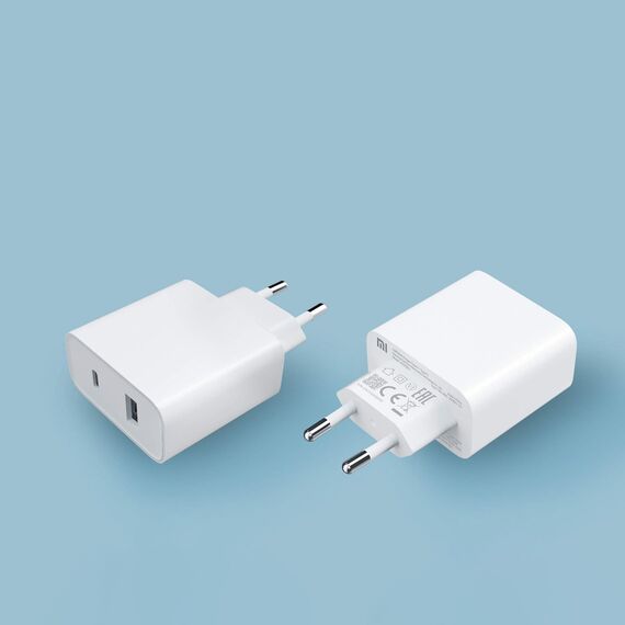 Xiaomi Travel Charger Combo fast charger USB-A / USB-C 33W PD white (BHR4996GL) | Techbox