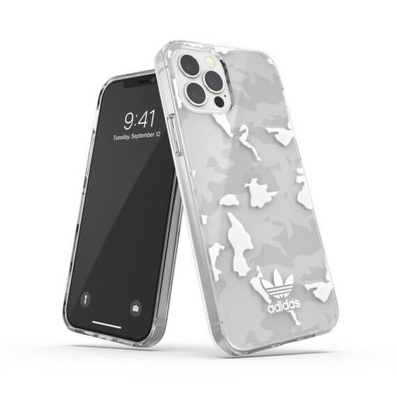 Adidas OR SnapCase Camo iPhone 12/12 Pro transparent/white 43705 | Techbox