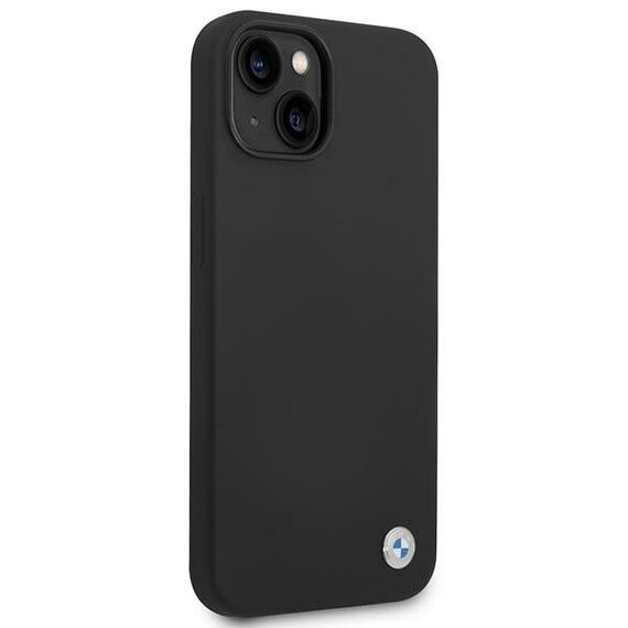 Case BMW BMHCP14MSILBK iPhone 14 Plus 6.7" black/black Silicone Metal Logo - Apple Cases - Cases - Techbox