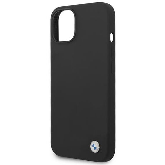 Case BMW BMHCP14MSILBK iPhone 14 Plus 6.7" black/black Silicone Metal Logo - Apple Cases - Cases - Techbox