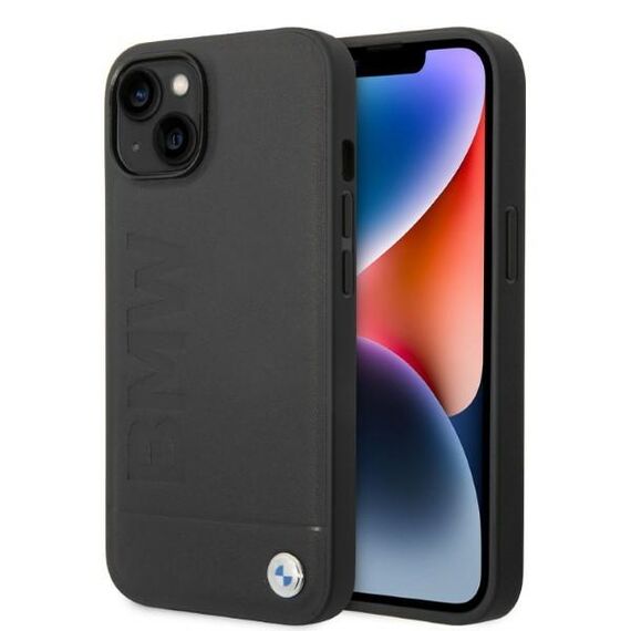 Case BMW BMHMP14SSLLBK iPhone 14 6.1 "black / black hardcase Signature Logo Imprint Magsafe - Apple Cases - Cases - Techbox