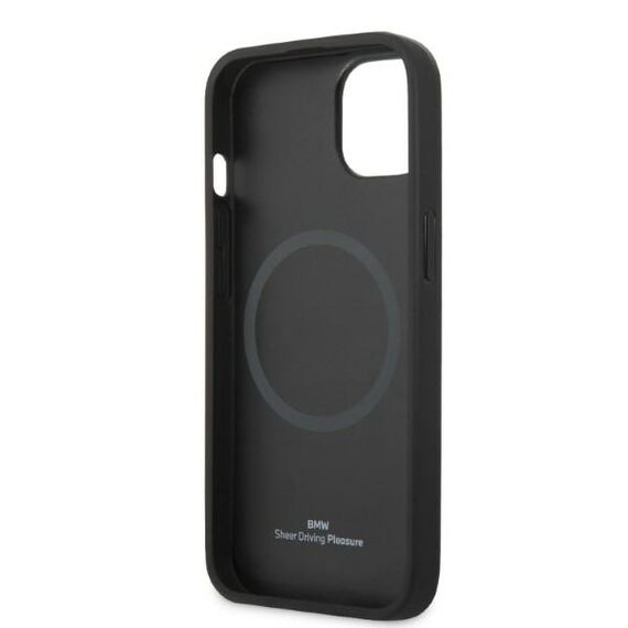 Case BMW BMHMP14SSLLBK iPhone 14 6.1 "black / black hardcase Signature Logo Imprint Magsafe - Apple Cases - Cases - Techbox