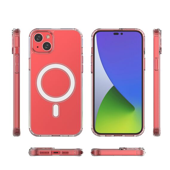 Clear Magnetic Case MagSafe case for iPhone 14 Plus magnetic transparent cover - Apple Cases - Cases - Techbox