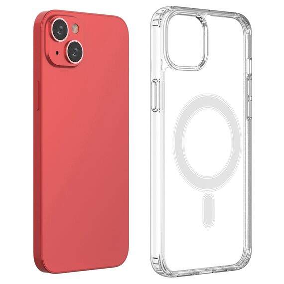 Clear Magnetic Case MagSafe case for iPhone 14 Plus magnetic transparent cover - Apple Cases - Cases - Techbox
