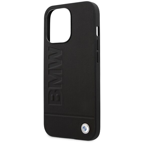 Etui BMW BMHMP14LSLLBK iPhone 14 Pro 6,1" czarny/black hardcase Signature Logo Imprint Magsafe | Techbox