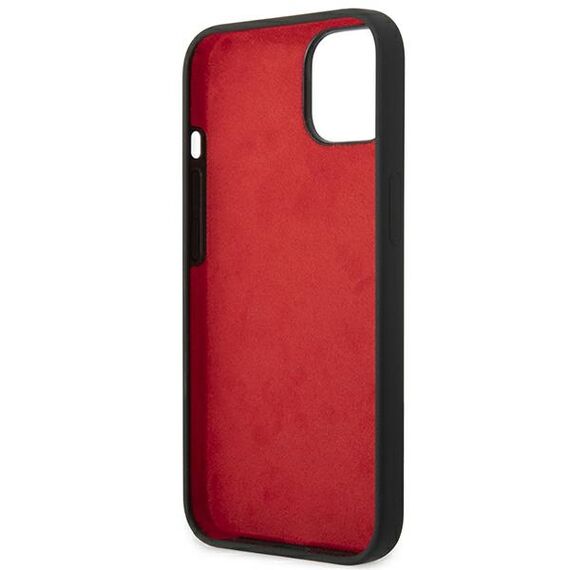Ferrari FEHCP14SSIBBK iPhone 14 6.1" black/black hardcase Silicone Metal Logo | Techbox