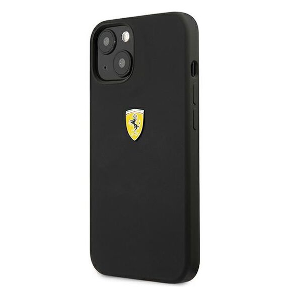 Ferrari FESSIHCP13SBK iPhone 13 mini 5.4" black/black hardcase Silicone | Techbox