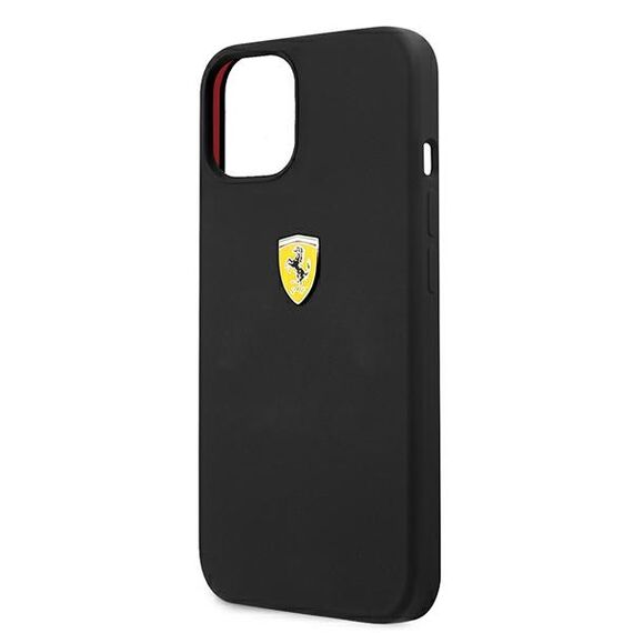 Ferrari FESSIHCP13SBK iPhone 13 mini 5.4" black/black hardcase Silicone | Techbox