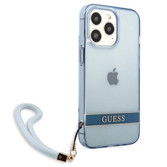 Guess GUHCP13LHTSGSB iPhone 13 Pro / 13 6,1 "blue / blue hardcase Translucent Stap | Techbox