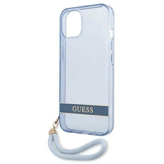 Guess GUHCP13SHTSGSB iPhone 13 mini 5,4" niebieski/blue hardcase Translucent Stap - Apple Cases - Cases - Techbox