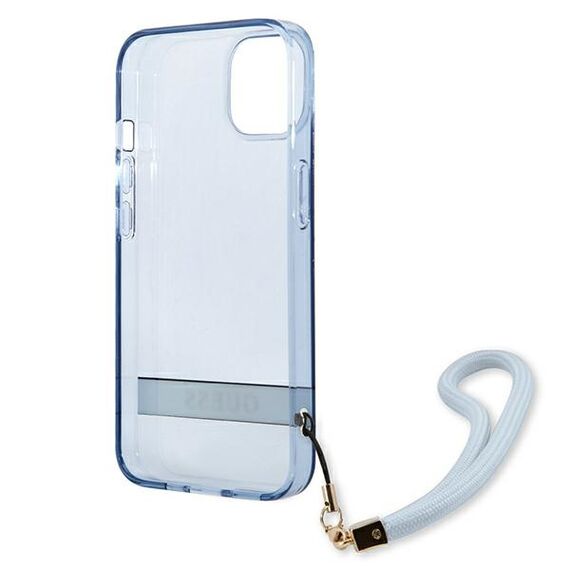 Guess GUHCP13SHTSGSB iPhone 13 mini 5,4" niebieski/blue hardcase Translucent Stap - Apple Cases - Cases - Techbox