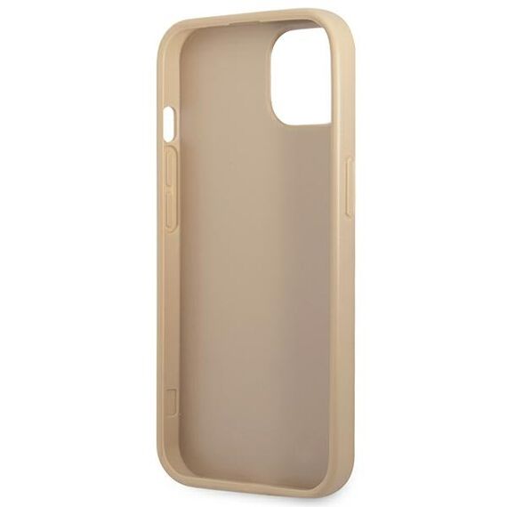 Guess GUHCP13SPSATLE iPhone 13 mini 5,4" beÅ¼owy/beige hardcase SaffianoTriangle Logo - Apple Cases - Cases - Techbox
