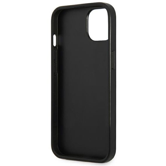 Guess GUHCP13SPSATLG iPhone 13 mini 5,4 "silver / silver hardcase SaffianoTriangle Logo | Techbox