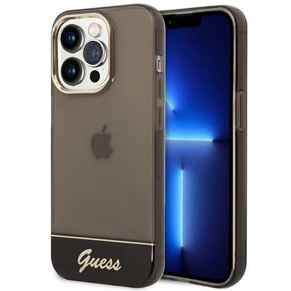Guess GUHCP14LHGCOK iPhone 14 Pro 6.1 "black / black hardcase Translucent | Techbox