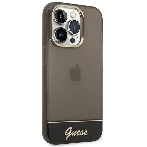 Guess GUHCP14LHGCOK iPhone 14 Pro 6.1 "black / black hardcase Translucent | Techbox