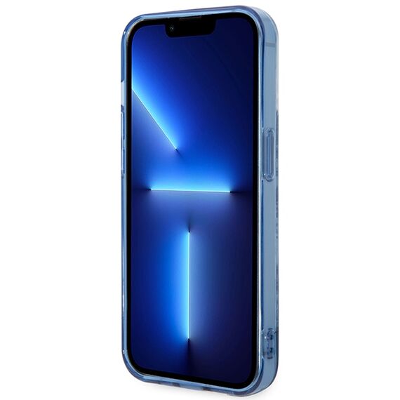 Guess GUHCP14LHGPLHB iPhone 14 Pro 6.1" blue/blue hardcase Porcelain Collection - Apple Cases - Cases - Techbox