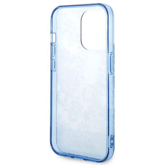 Guess GUHCP14LHGPLHB iPhone 14 Pro 6.1" blue/blue hardcase Porcelain Collection - Apple Cases - Cases - Techbox