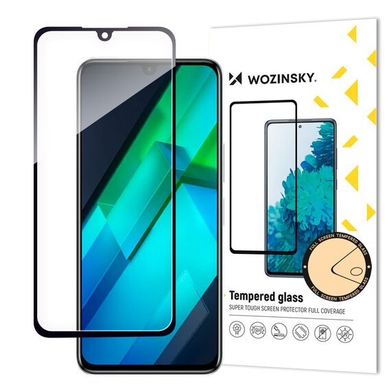 Wozinsky Full Glue Tempered Glass Infinix Note 12 G96 Full Screen Protector Black (case friendly) - Rest Brands - Screen & Camera Protection - Techbox