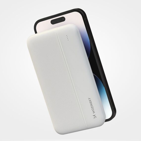 Wozinsky powerbank 10000mAh 2 x USB white (WPBWE1) - Powerbanks - Smartphone Chargers - Techbox