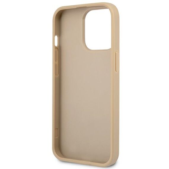Guess GUHCP14LPSATLE iPhone 14 Pro 6,1 "beige / beige hardcase SaffianoTriangle Logo | Techbox