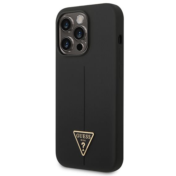 Guess GUHCP14LSLTGK iPhone 14 Pro 6.1" black/black hardcase Silicone Triangle - Uncategorized Cases (2) - Cases - Techbox