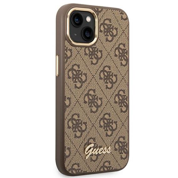 Guess GUHCP14MHG4SHW iPhone 14 Plus 6.7 "brown / brown hard case 4G Vintage Gold Logo | Techbox