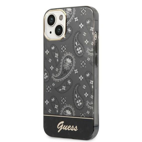 Guess GUHCP14MHGBNHK iPhone 14 Plus 6.7" black/black hardcase Bandana Paisley | Techbox