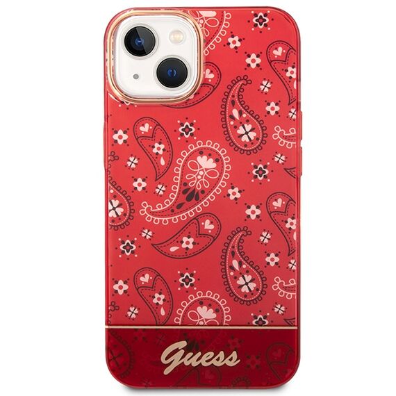 Guess GUHCP14MHGBNHR iPhone 14 Plus 6.7" red/red hardcase Bandana Paisley | Techbox