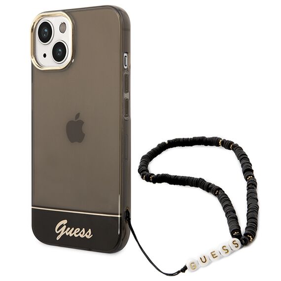 Guess GUHCP14MHGCOHK iPhone 14 Plus 6,7" czarny/black hardcase Translucent Pearl Strap - Apple Cases - Cases - Techbox