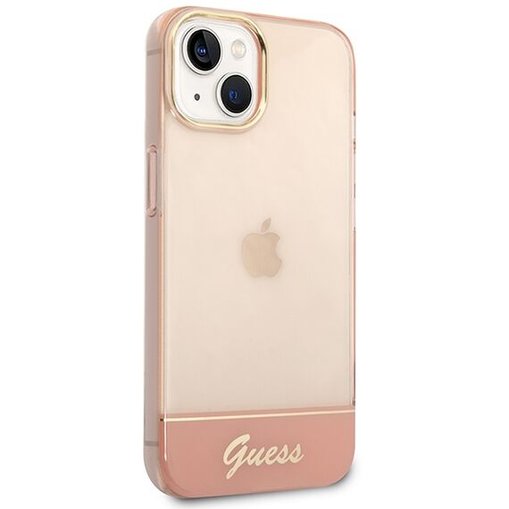 Guess GUHCP14MHGCOP iPhone 14 Plus 6,7" rÃ³Å¼owy/pink hardcase Translucent - Apple Cases - Cases - Techbox